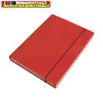 Füzetbox OPTIMA A/4 3 cm-es gerinccel piros