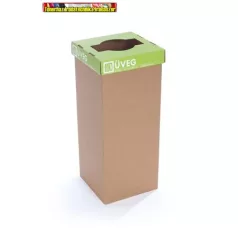   RECOBIN Office Szelektív hulladékgyűjtő, újrahasznosított, 50 l,  zöld