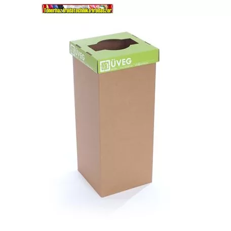RECOBIN Office Szelektív hulladékgyűjtő, újrahasznosított, 50 l,  zöld