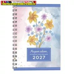   Határidőnapló Period A/5 heti önismereti kék 2027 (agenda)
