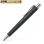   Faber-Castell Poly Ball golyóstoll  0,7 mm, nyomógombos, fekete tolltest