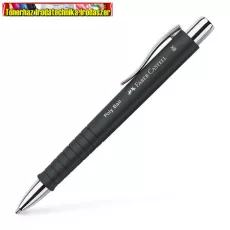 Faber-Castell Poly Ball golyóstoll 0,7 mm, nyomógombos, fekete tolltest Faber-Castell Poly Ball golyóstoll 0,7 mm, nyomógombos, fekete tolltest