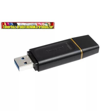 KINGSTON DTX Pendrive, 128GB, USB 3.2,  DataTraveler Exodia  fekete-sárga (USB flash ram)