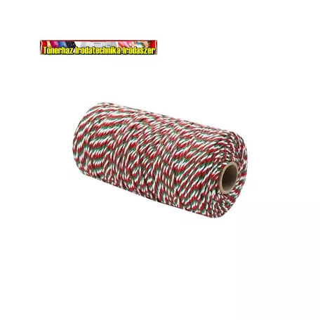 Aktakötöző zsineg nemzeti szín pamut 100 g/tek 