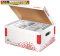 ESSELTE Speedbox Archiválókonténer, S méret, újrahasznosított karton,  fehér (623911)