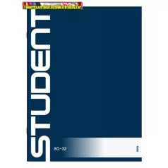   Füzet, tűzött, A4, sima, 32 lap, ICO "Student" 80-32 (A/4)