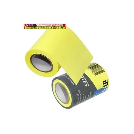 Jegyzettömb Info Notes 5620-34 öntapadós henger 60 mm x 8 m neon sárga
