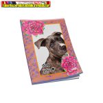   Füzet A4, 40 lap, kockás 80g. papír, glitteres Connect (A4) ( 87-40) (87-32) - DOG -