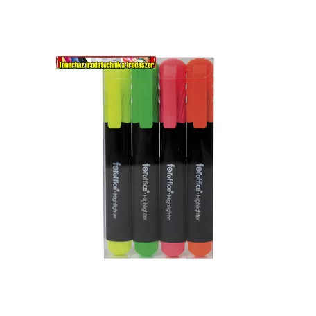 Szövegkiemelő Foroffice 2-5mm, 4db-os készlet