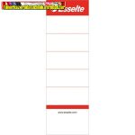   ESSELTE Cserecímke, iratrendezőhöz, kétoldalas, 50x158 mm,  fehér  DB-ÁR