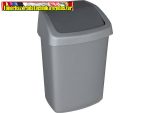 CURVER Swing top Billenős szemetes, 25 l,  ezüst/grafit