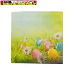    Húsvéti szalvéta - tojás és virág - 33 x 33 cm - 3 rétegű - 20 db / csomag (57922)