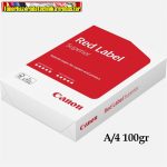   Canon Red Label SUPERIOR (Canon Extra ) A/4 100g fénymásolópapír 500ív/cs ( 4 csg / doboz)