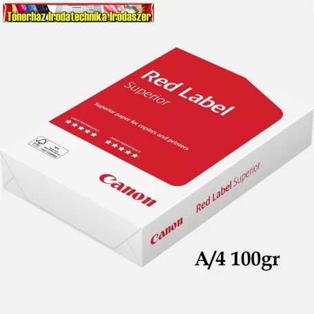 Canon Red Label SUPERIOR (Canon Extra ) A/4 100g fénymásolópapír 500ív/cs ( 4 csg / doboz)