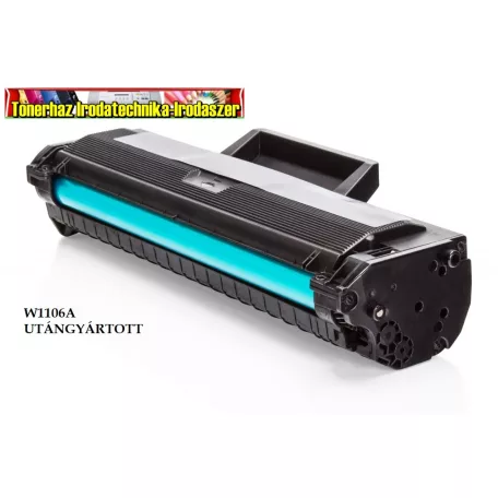Utángyártott Standard  W1106A TONER BLACK NEW CHIP 1K NO.106A  1K HP nyomtatóhoz