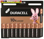   Duracell Basic alkaline ceruza AA elem 1.5V LR06 , db-ár (18db-os kiszerelés)
