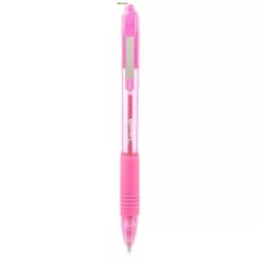   ZEBRA Z-Grip Smooth Golyóstoll, 0,27 mm, nyomógombos, rózsaszín