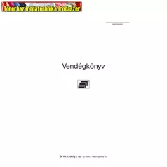 Vendégkönyv 48 oldalas 140x200 mm D.VV.1250/UJ