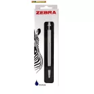 ZEBRA Golyóstoll dobozban - 901 - 0.7mm kék írásszín, ezüst színű tolltest