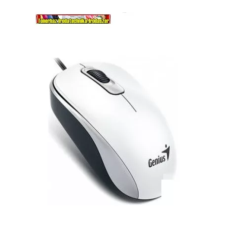Genius DX-110 USB vezetékes egér fehér 