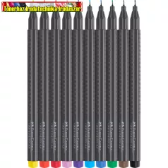   FABER-CASTELL Grip tűfilc készlet, 0,4 mm,  10 különböző szín 151610