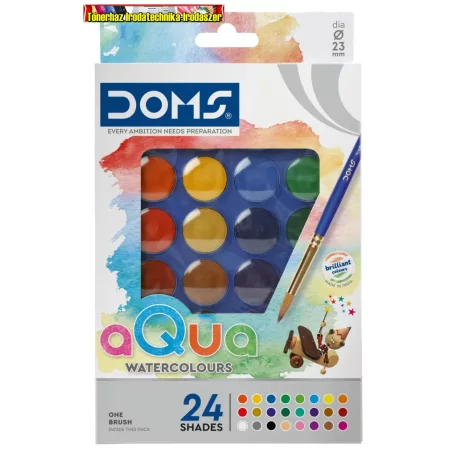 Doms Vízfesték  36-os + 2db ecset - 80556