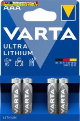 VARTA Ultra Lithium AAA Micro Lithium CERUZA ELEM LR03  db-ár