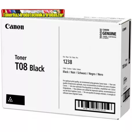 CANON T08 BLACK  EREDETI TONER  (CF3010C006AA)