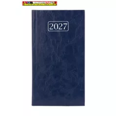   VICTORIA OFFICE Chrono Zsebnaptár, álló elrendezésű,  kék (2027 évi)