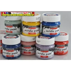 Pentart akrilfesték 50 ml. matt kül. színben