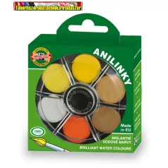 Vízfesték -174507- 24 db-os kerek Brillant KOH-I-NOOR 