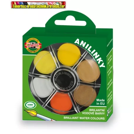 Vízfesték -174507- 24 db-os kerek Brillant KOH-I-NOOR 