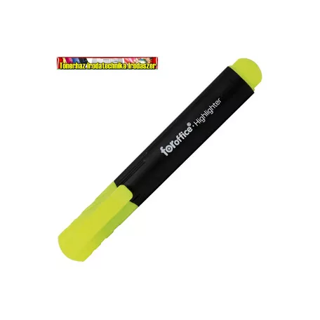 Szövegkiemelő Foroffice 2-5mm, sárga
