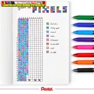 PENTEL EnerGelX BL107 Zseléstoll, 0,35 mm, nyomógombos kül. színben 