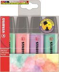   STABILO Boss Szövegkiemelő, 2-5 mm,  4 különböző pasztell szín