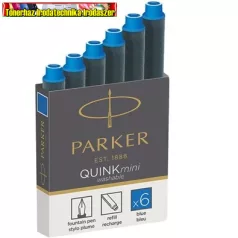 PARKER Royal Töltőtoll patron, rövid,  kék