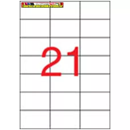 Apli Etikett (öntapadós címke), univerzális, 70x42,4 mm, APLI, (2100 etikett/csomag) (03136)