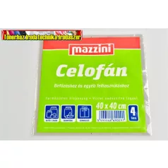 Celofán, 4 ív, 40x40 cm, MAZZINI