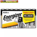   Energizer ALKALINE POWER mikro ceruza elem, AAA  16db/cs, db-ár