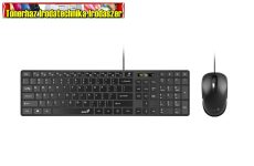 Genius SlimStar C126 USB fekete magyar billentyűzet+egér (31330007404 )