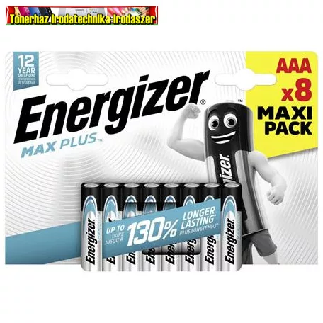 ENERGIZER Max Plus micro ceruza alkáli Elem, AAA , 8 db,/cs DB-ÁR