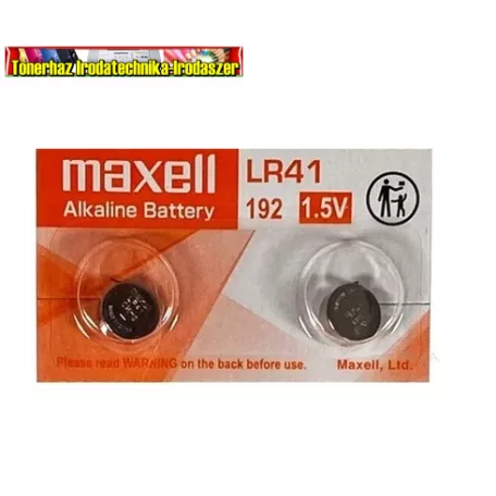 ELEM MAXELL GOMB LR41 (192,AG12,L1142)