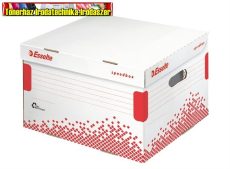ESSELTE Speedbox Archiválókonténer, M méret, újrahasznosított karton,  fehér (623912)