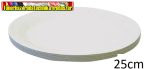   Papír tányér, 25cm -Victoria (100 db/csg) (papírtányér)