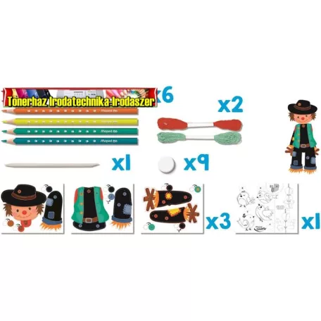 MAPED CREATIV Mini Box Madárijesztő kreatív készségfejlesztő készlet