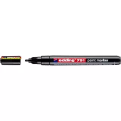  EDDING 791 fekete Lakkmarker, 1-2 mm