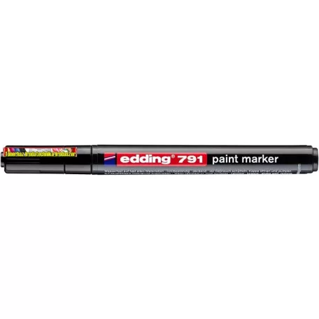  EDDING 791 fekete Lakkmarker, 1-2 mm