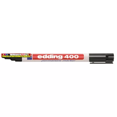 Alkoholos marker, 1 mm, EDDING 400, fekete