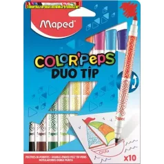MAPED DuoTip Filctoll készlet,10 különböző szín