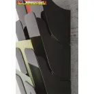 DURABLE FLEXIPLUS 6 Prospektustartó, fali, álló, A4, fekete 6 rekeszes